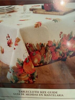Harvest Table Linen Obong 60X84 Plentiful Harvest Pattern